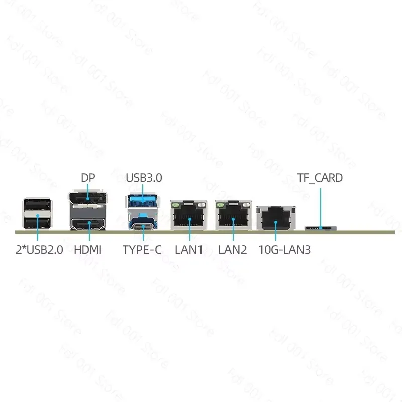 Mini Itx Dual 2.5G Nas Motherboard - デュアル2.5Gおよび10G SFPポートを搭載した、DDR5メモリと6つのSATAインターフェースに対応した、小型ITX NASボード（マザーボード）。