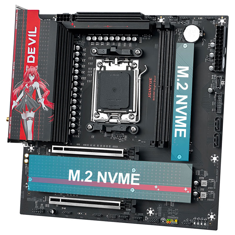 JGINYUE B650M NIGHT DEVIL デスクト - X870E Atx Motherboard のレビューと価格