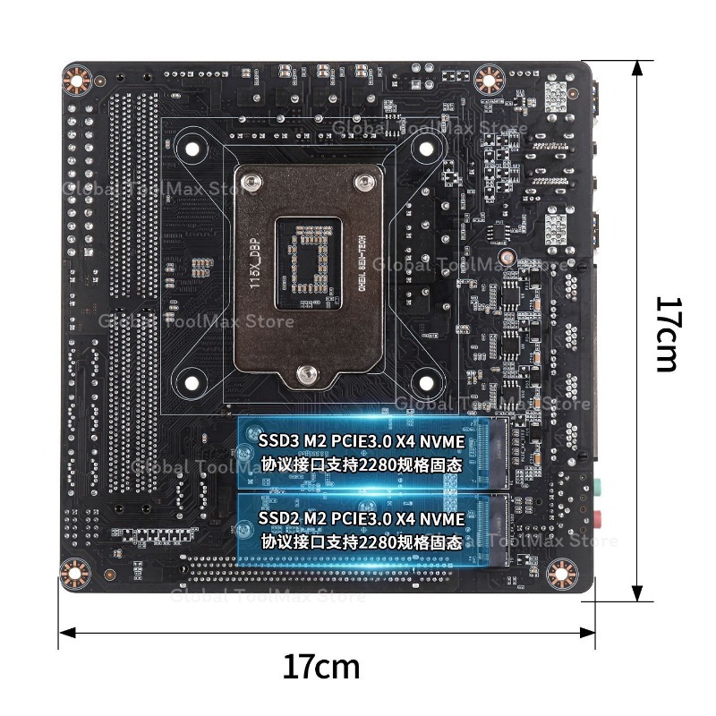 ミニ ITX マザーボード C246 LGA1151 デュア - Mini Itx Dual 2.5G Nas Motherboard のレビューと価格