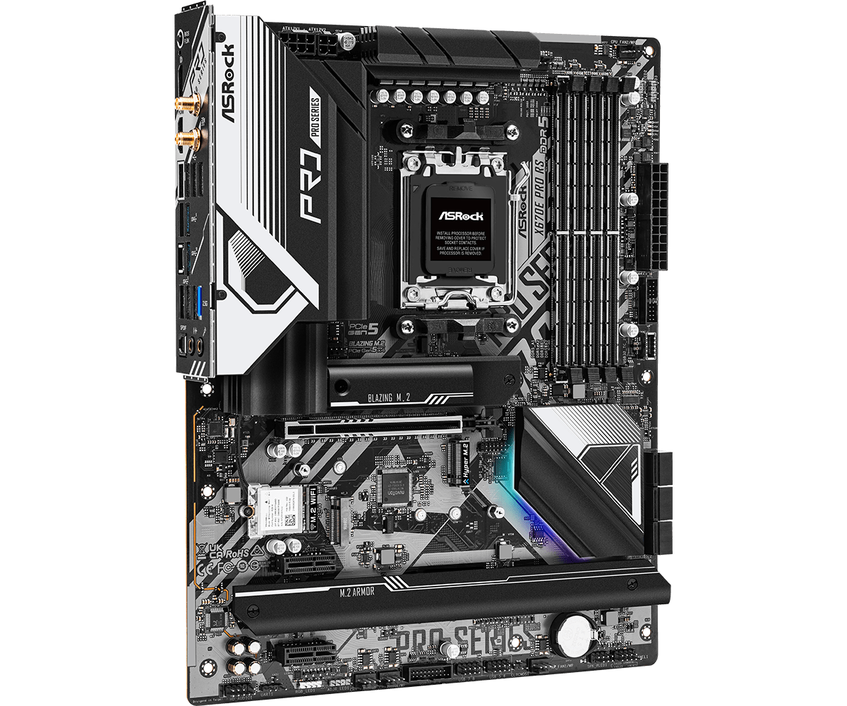 ASROCK X670E Pro RS マザーボードは、AM - X870E Atx Motherboard のレビューと価格