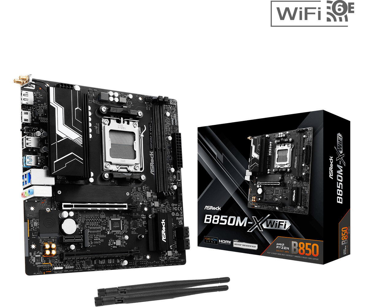 ASROCK 新型 B850M-X WIFI 6E AMD  - X870E Atx Motherboard のレビューと価格