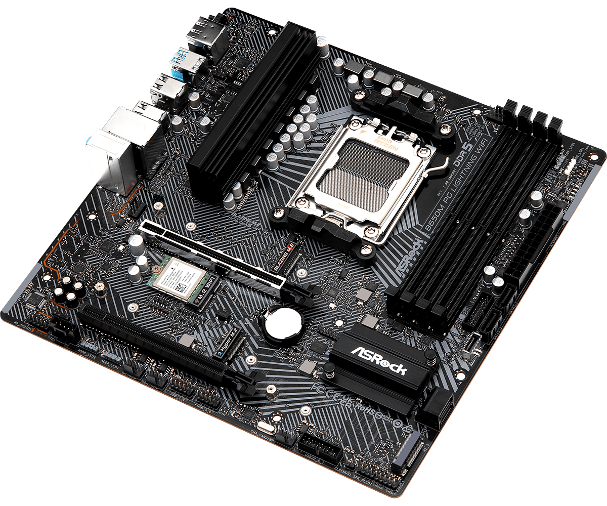 ASROCK B650M PG Lightning WiFi - X870E Atx Motherboard のレビューと価格