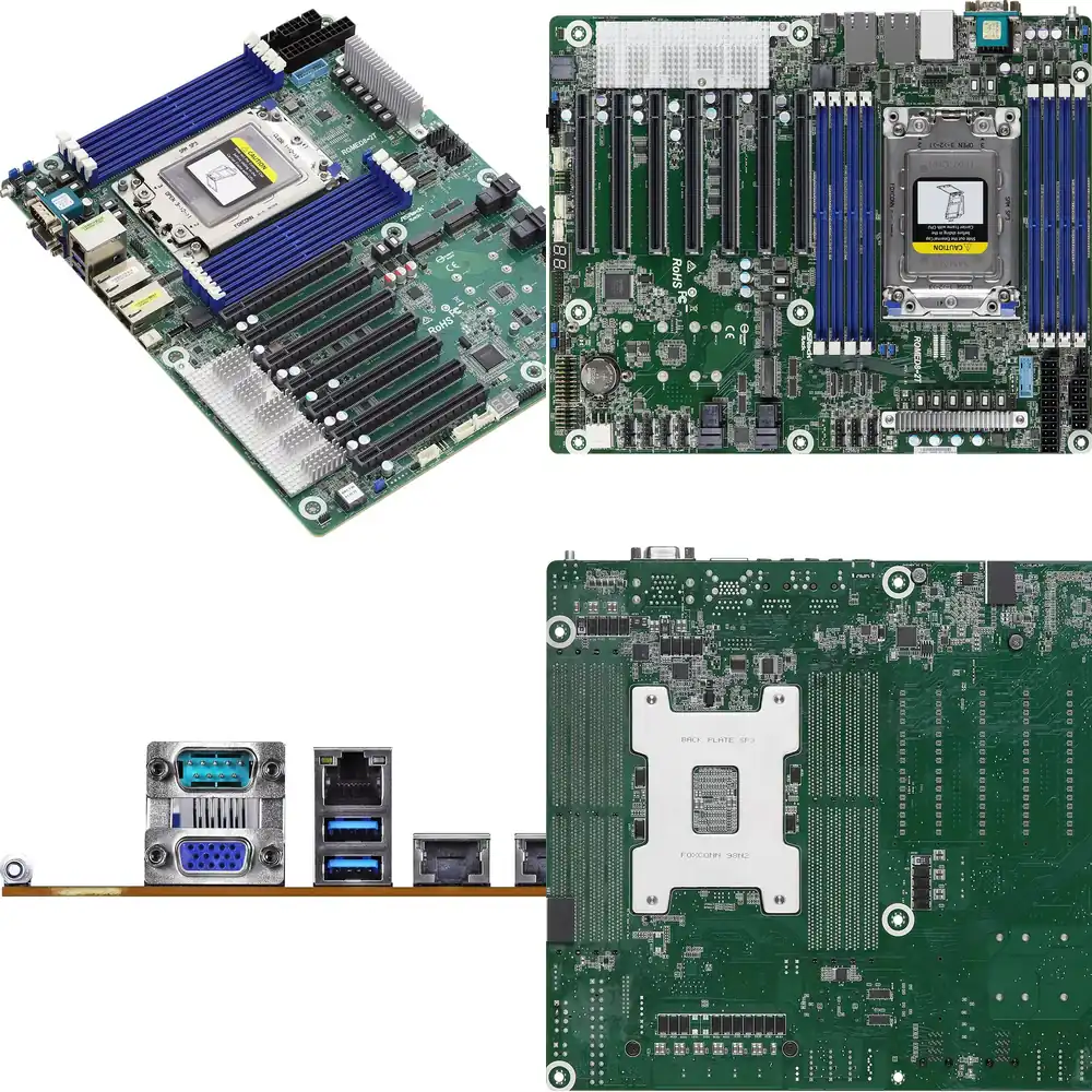オリジナルASRock Rack ROMED8-2T EPY - Dual Socket Sp3 Epyc Motherboard のレビューと価格